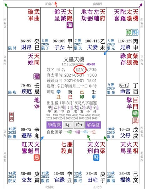 紫微斗數方位|紫微斗數命盤解讀